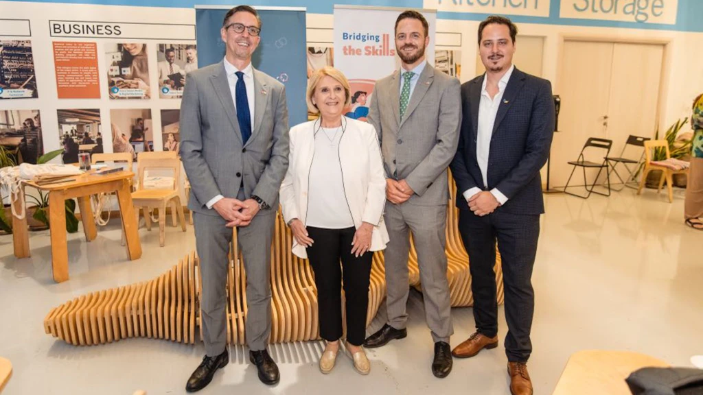 During the project’s launch by Claudio Martelli, Deputy Director of the Swiss Secretariat of Migration and Sofia Voultepsi, Deputy Minister of Migration and Asulym.